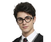Okulary Czarodzieja Magika Okrągłe Harry Potter Czarne Oprawki