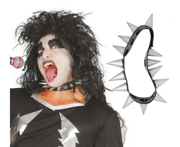 Choker Obroża z Kolcami Ćwiekami Naszyjnik Styl Punk Rock Party