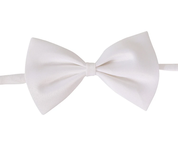 Mucha Biała 11 cm Muszka Elegancka Klasyczna Muszka do Garnituru