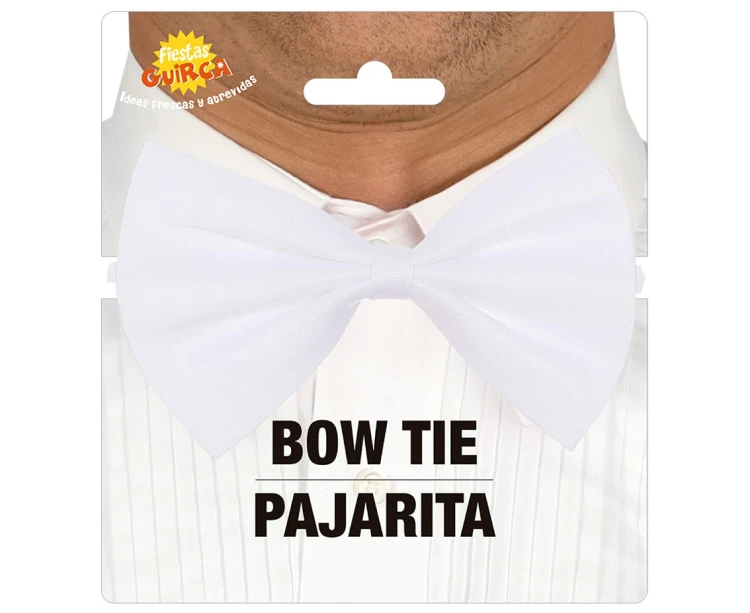 Mucha Biała 11 cm Muszka Elegancka Klasyczna Muszka do Garnituru