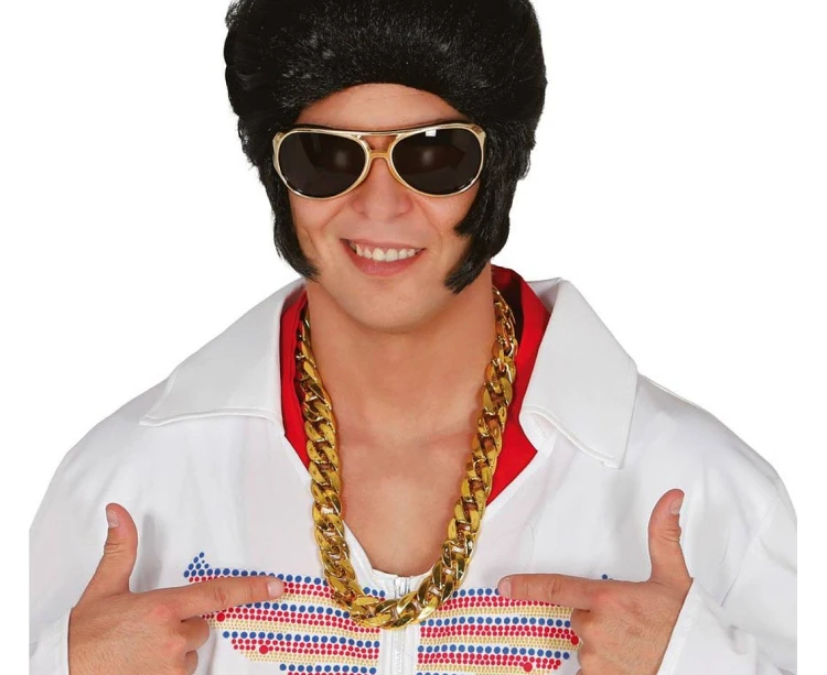 Łańcuch Gangsterski Złoty Przebranie Hip Hop Raper Gadżet Party