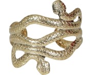 Bransoletka Wąż Złota 5.5 cm Biżuteria Kleopatra Przebranie Party