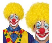Peruka Klauna Kręcona Żółta Afro Przebranie Stroje Party