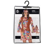 Strój Hipiski Kostium Dzieci Kwiaty Przebranie Hippie Lata 60 70 S 36-38
