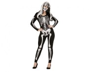 Kostium Szkieletorki Strój Halloween Damski Przebranie Kościotrup L 42/44