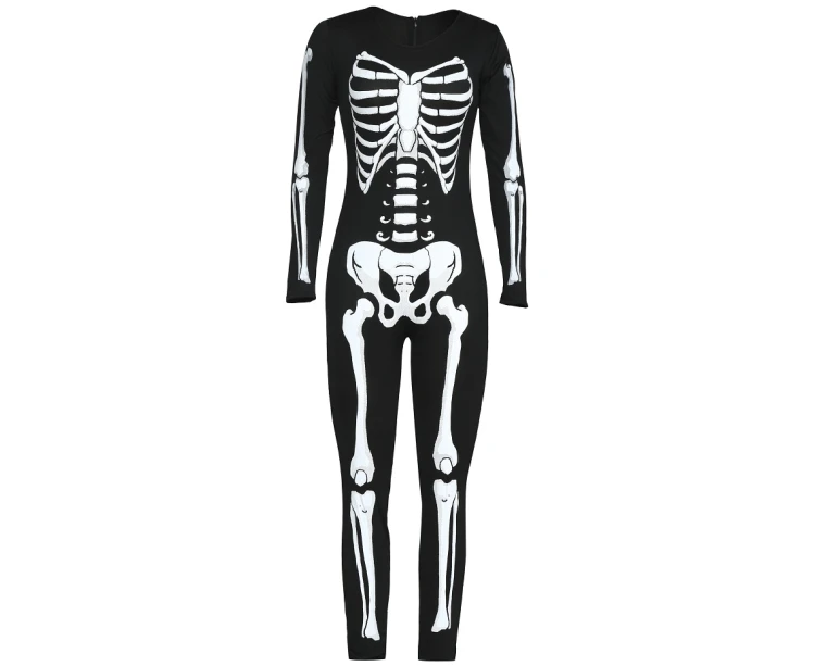 Kostium Szkieletorki Strój Halloween Damski Przebranie Kościotrup L 42/44