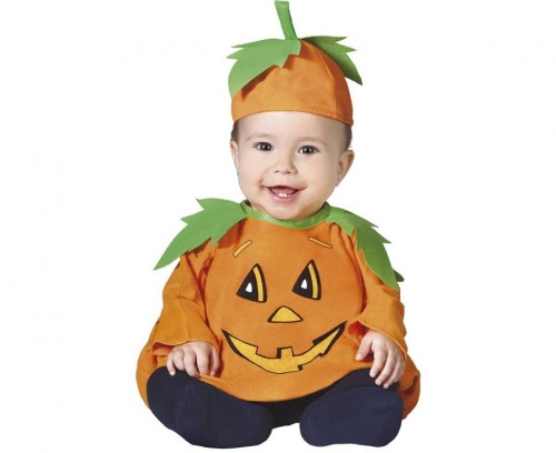 Strój Mała Dynia Dla Dzieci Kostium Halloween Przebranie 18-24 Msc 86-92