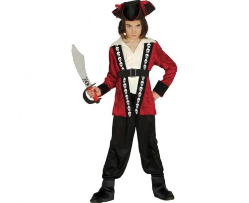 Strój Pirata Dla Chłopca Kostium Pirat Przebranie Dziecięce 7-9 Lat 137 cm