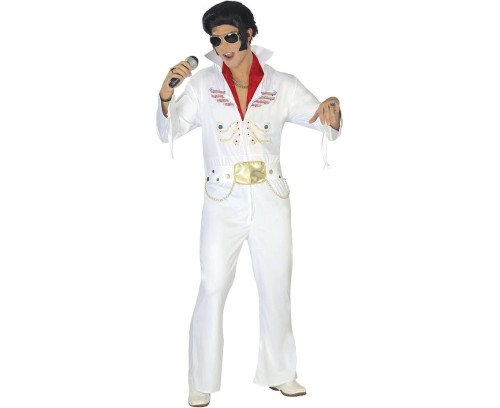Kostium Króla Rocka Strój Elvis Presley Przebranie Męskie Kombinezon M 48-50