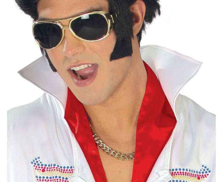 Kostium Króla Rocka Strój Elvis Presley Przebranie Męskie Kombinezon M 48-50