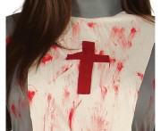 Strój Pielęgniarka Zombie Przebranie Pielęgniarki Kostium Halloween M 38 40