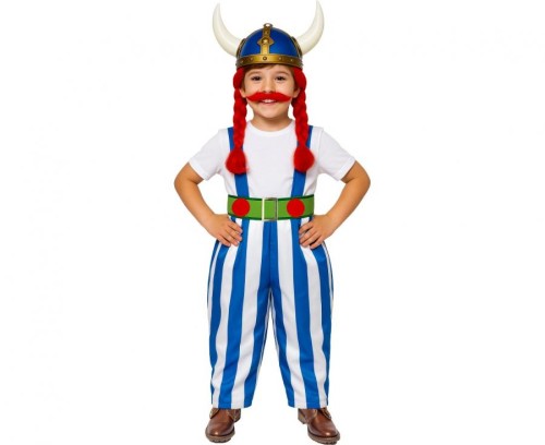 Strój Gala Kostium Gal Przebranie Dziecięce Asterix Bal 4-6 Lat 110-116