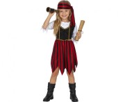 Strój Piratki Dla Dziewczynki Kostium Pirat Korsarka 5-6 Lat 123 cm