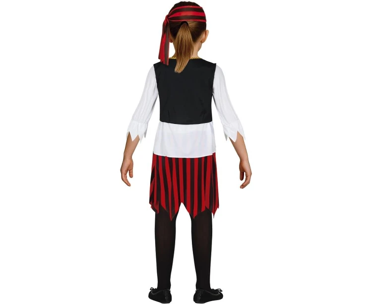 Strój Piratki Dla Dziewczynki Kostium Pirat Korsarka 5-6 Lat 123 cm