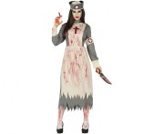 Strój Pielęgniarka Zombie Przebranie Pielęgniarki Kostium Halloween L 42 44