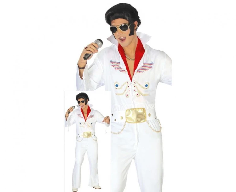 Kostium Króla Rocka Strój Elvis Presley Przebranie Męskie Kombinezon L 52-54