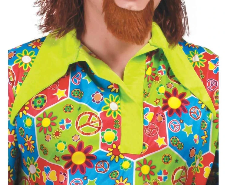 Strój Hipisa Dzieci Kwiaty Kostium Hippie Przebranie Lata 60 70 L 52-54