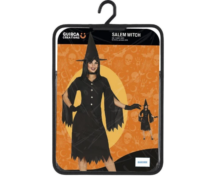 Strój Czarownica z Salem Kostium Wiedźma Przebranie Halloween M 38-40