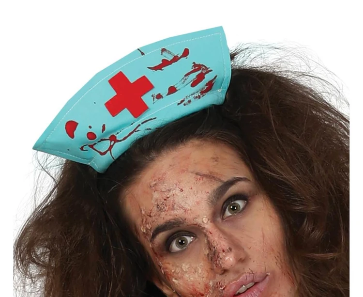 Strój Pielęgniarka Zombie Przebranie Pielęgniarki Kostium Halloween M 38 40