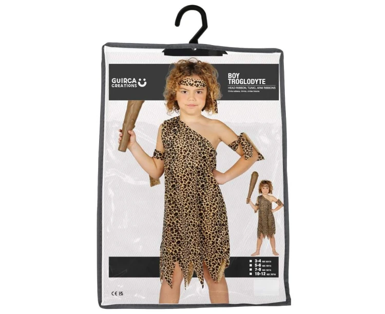 Strój Jaskiniowca Dla Chłopca Kostium Jaskiniowiec 10-12L 151 cm