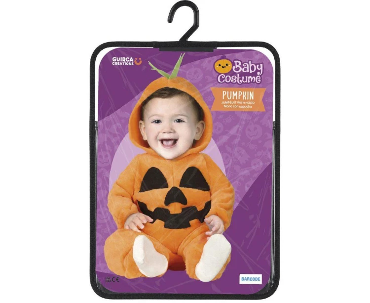 Strój Dynia Kostium Halloween Przebranie Dziecięce Malucha 2-3 Lata 100 cm
