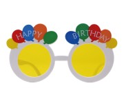 Okulary Happy Birthday Imprezowe - Śmieszne Okulary Urodzinowe