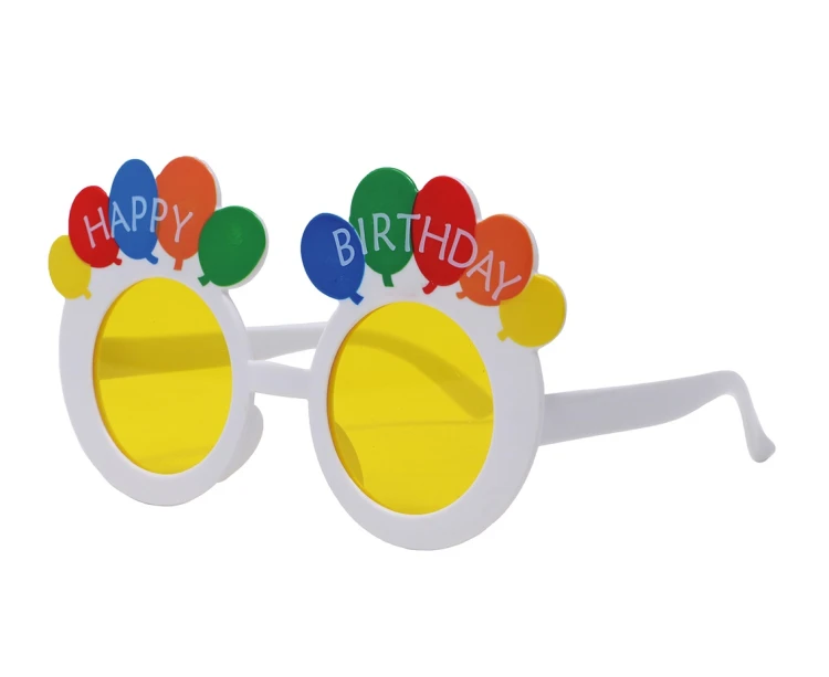 Okulary Happy Birthday Imprezowe - Śmieszne Okulary Urodzinowe