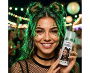 Brokat Spray do Włosów Zielony 125 ml Lakier Brokatowy Impreza Party