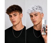 Spray Koloryzujący Do Włosów Biały 125 ml Lakier Zmywalny Party