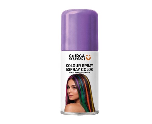 Spray Koloryzujący Do Włosów Fioletowy 125 ml Lakier Zmywalny Party