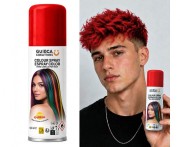 Spray Koloryzujący Do Włosów Czerwony 125 ml Lakier Zmywalny Party