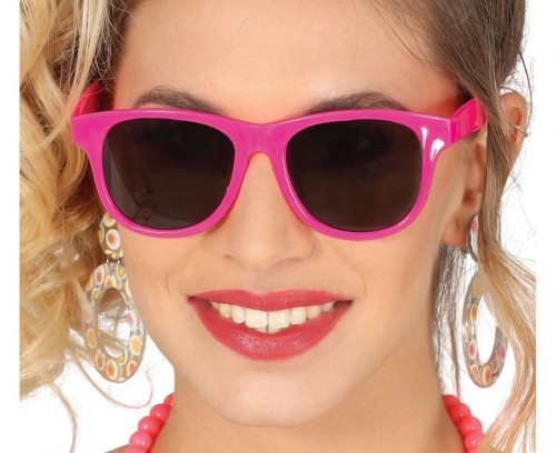 Okulary Neonowe Różowe Imprezowe Oprawki Lata 80 90 Disco Party