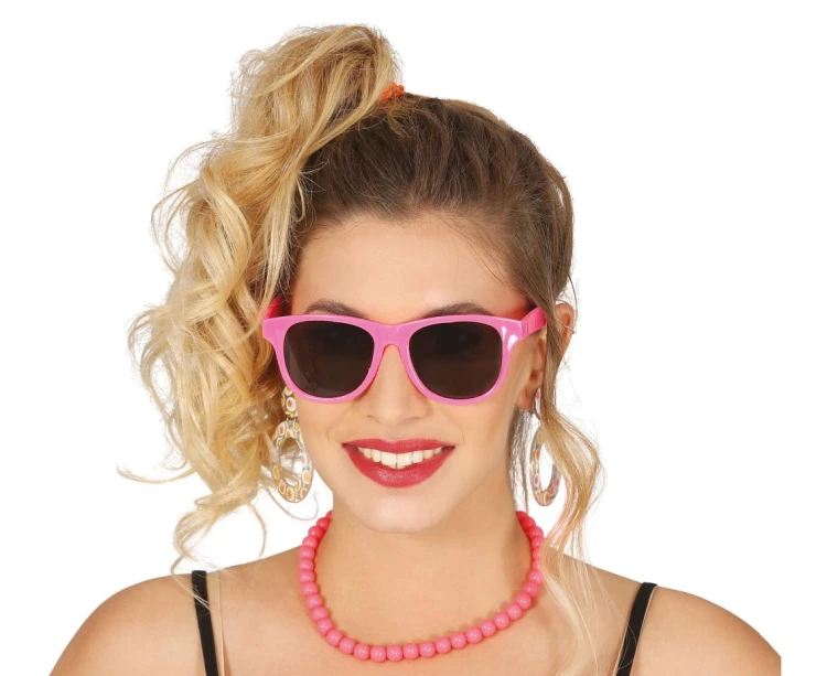 Okulary Neonowe Różowe Imprezowe Oprawki Lata 80 90 Disco Party