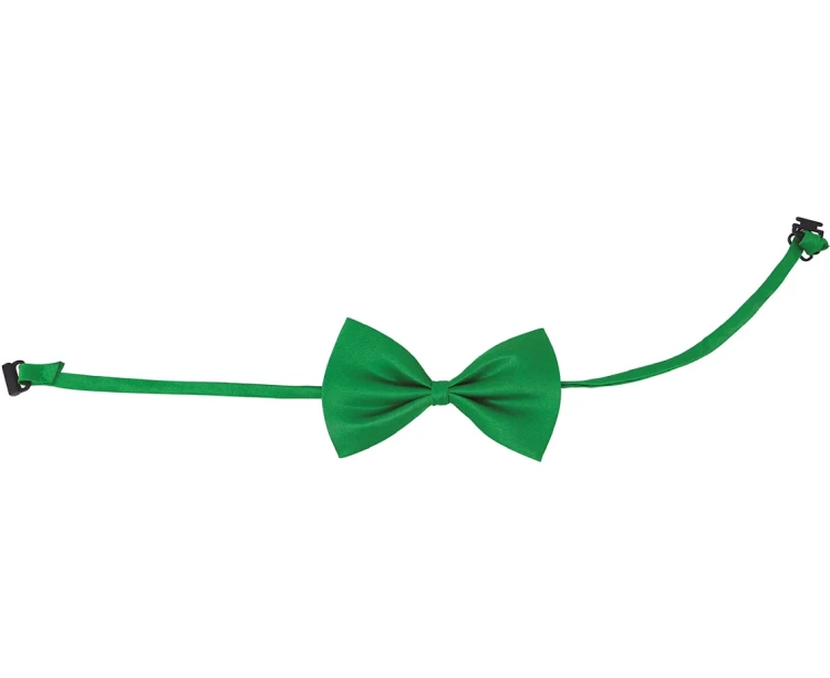 Muszka Zielona 11 cm Mucha Elegancka Męska Dziecięca Strój Party