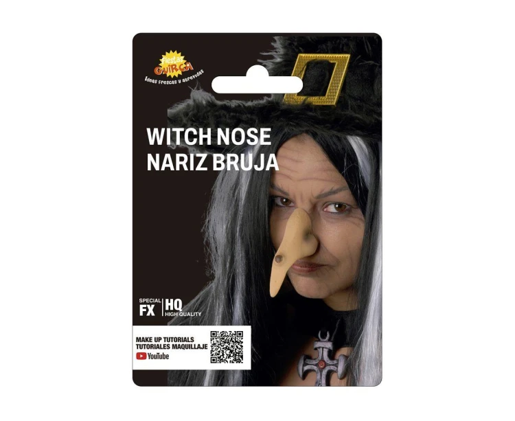 Nos Czarownicy Na Gumce - Sztuczny Nos Wiedźmy Halloween