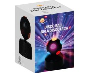 Kula Disco LED Projektor Dyskotekowy Obrotowa Na Baterie 9x9x12 cm