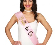 Szarfa Bride To Be Różowa na Wieczór Panieński Rekwizyt Party