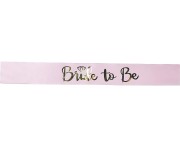 Szarfa Bride To Be Różowa na Wieczór Panieński Rekwizyt Party