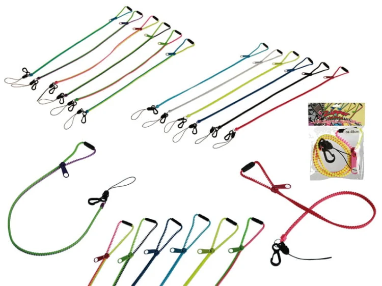NASZYJNIK SUWAK ZAMEK ZIPPER KARABIŃCZYK PLASTIK 2