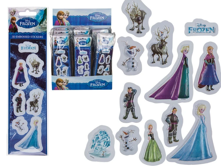 Naklejki Kraina Lodu 3D Frozen Licencja Mix Wzorów 2