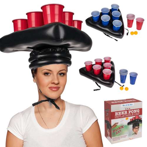 BEER PONG - piwny ping pong + KAPELUSZE NA GŁOWĘ zdjęcie główne.png
