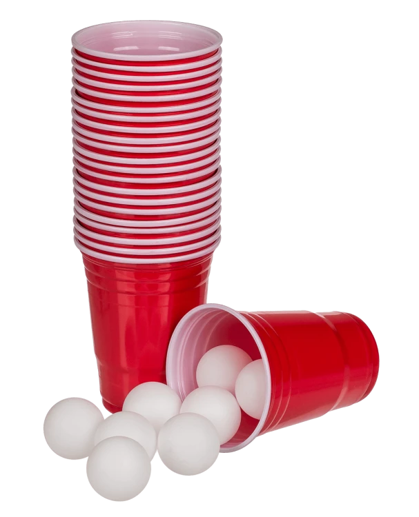 Beer Pong - Piwny Ping Pong Zestaw do Piwa Kubki 10
