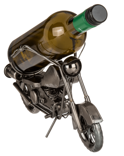 Metalowy Stojak na Wino - Motocykl Butelkę Alkohol  (3).png