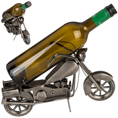 Metalowy Stojak na Wino Alkohol Butelkę Alkoholu Motocykl.png