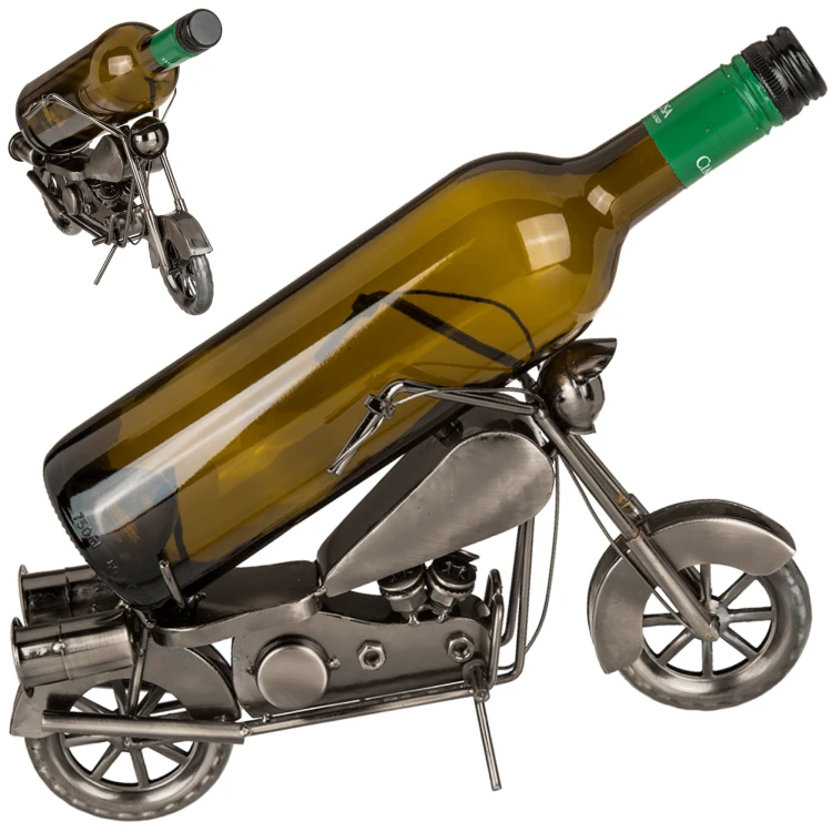 Metalowy Stojak na Wino Alkohol Butelkę Alkoholu Motocykl.png