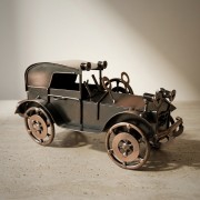 Model samochodu retro Vintage Figurka dekoracyjna Prezent fana motoryzacji (2).jpg