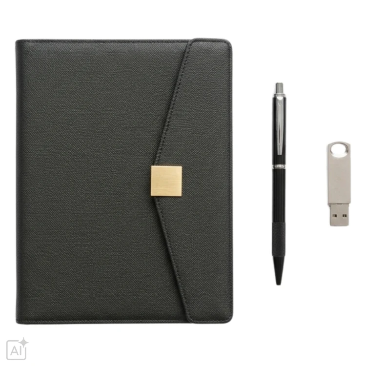 Zestaw prezentowy z notesem długopisem pendrive elegancki dla nauczyciela BOX.png