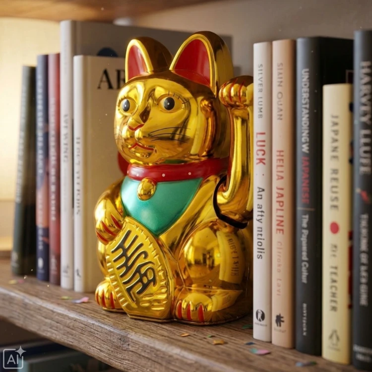 KOT SZCZĘŚCIA XL złoty MANEKI NEKO duży 21cm żółty (3).png