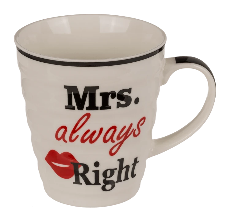 Kubki Mr Mrs Always Right Zest Usta Wąsy Porcelana (3).png