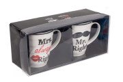 Kubki Mr Mrs Always Right Zest Usta Wąsy Porcelana (4).png